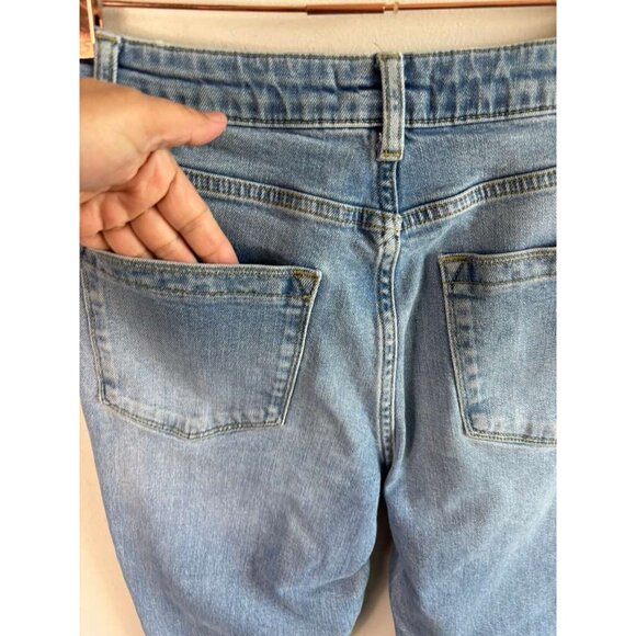 Reiss Womens High Rise Button Fly Skinny Jeans Blue Denim Size 28R Regular - Picture 5 of 12